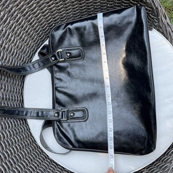 SAMSONITE White Stitch Vegan Leather Laptop Work Tote Travel Bag- Up To 17.5” - Picture 10 of 10